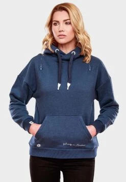 Navahoo Sweats à Capuche Sweat-shirt Zuckerbärchen Femme Bleu Nuit -Navahoo Soldes c5ad6b7f33647921435602501076ad73