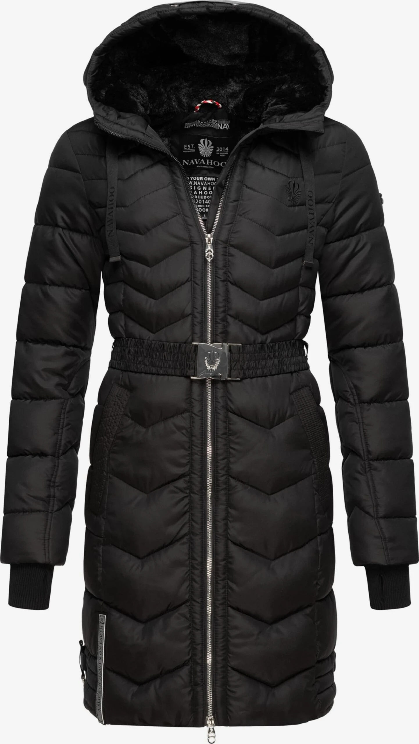 Navahoo Manteaux Dhiver Manteau D’hiver Alpenveilchen Femme Noir 6 Navahoo Manteaux Dhiver Manteau D’hiver Alpenveilchen Femme Noir - Image 4
