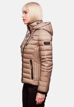 Navahoo Vestes De Mi-saison Veste Mi-saison Lulana Femme Taupe -Navahoo Soldes c6e89a5071f2617c81cc48a36508482c