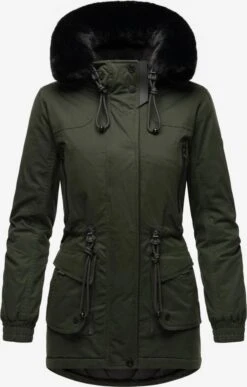 Navahoo Parkas Parka D’hiver Femme Olive -Navahoo Soldes c79929c2c52749b2a5eefef8de90b9fa