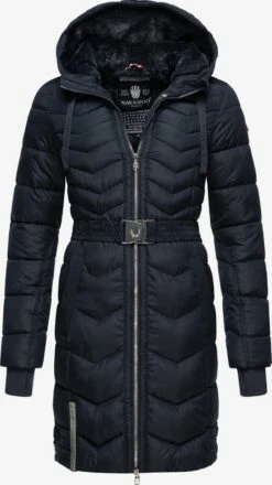 Navahoo Manteaux Dhiver Manteau D’hiver Alpenveilchen Femme Bleu Marine -Navahoo Soldes c82818e5b65718f6e986cd393436e998
