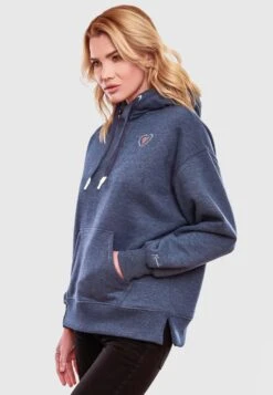 Navahoo Sweats à Capuche Sweat-shirt Goldfee Femme Bleu -Navahoo Soldes c852f7b1a4f8be61c05df287693ba9ae