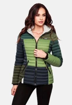 Navahoo Vestes De Mi-saison Veste Mi-saison Multikulti Femme Vert -Navahoo Soldes c8b199c59b5426c8ceb183d06794e1b9