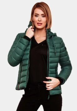 Navahoo Vestes De Mi-saison Veste Mi-saison Lulana Femme Vert -Navahoo Soldes cab241d663a4ce8fa261e476c4a5709f