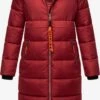 Navahoo Manteaux Dhiver Manteau D’hiver Femme Rouge Sang -Navahoo Soldes cb0f0889fa3805167fde374459630858