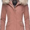 Navahoo Parkas Parka D’hiver Cristal Femme Rose Foncé -Navahoo Soldes cbbb5361807cc13861a89f7f3d15c7af