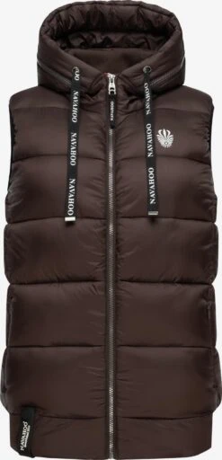 Navahoo Vestes Sans Manches Gilet Kassidy Femme Chocolat -Navahoo Soldes cc0255d5c972faa8fcae2dc4008475a5