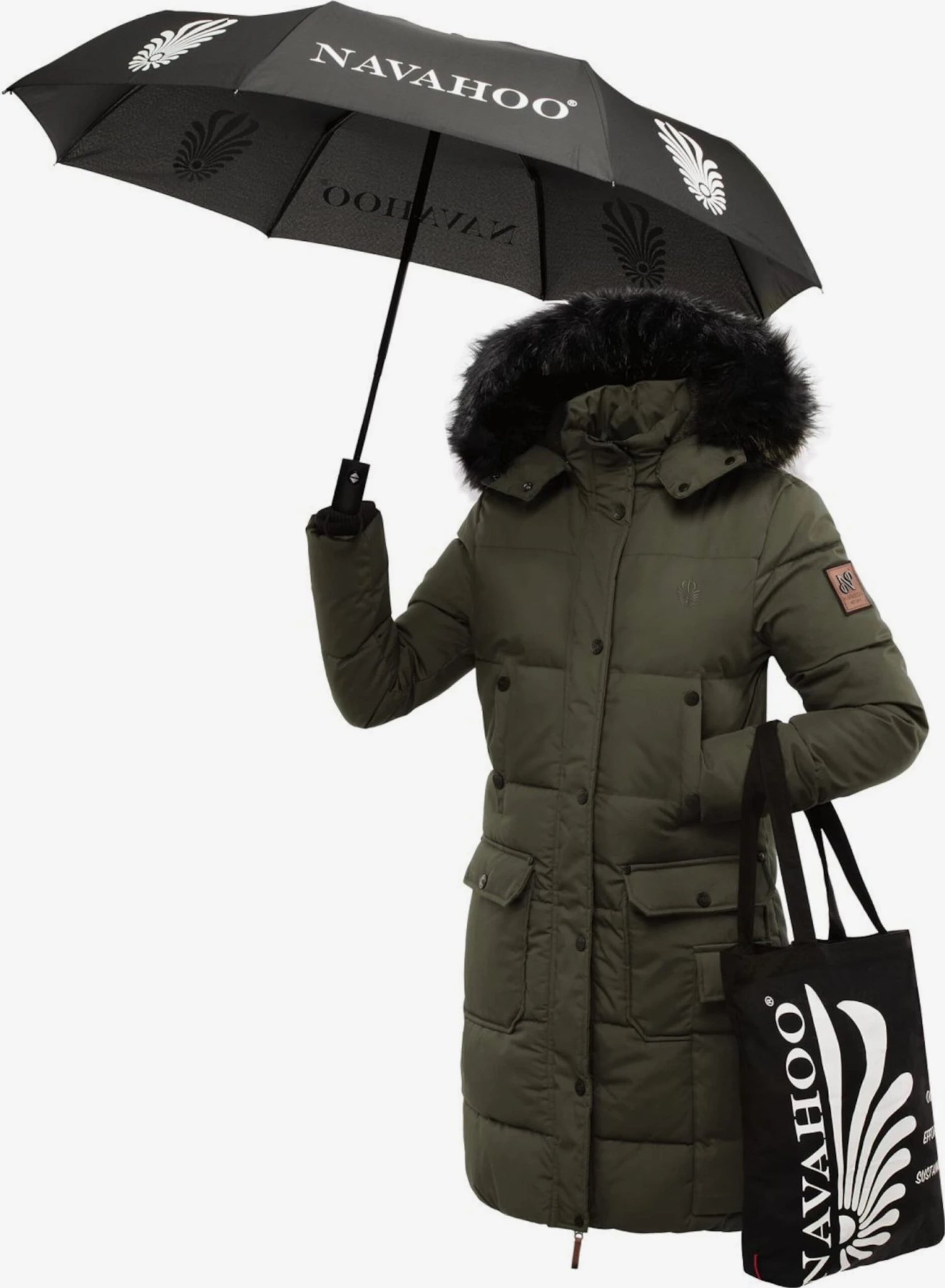 Navahoo Manteaux Dhiver Manteau D’hiver Cosimaa Femme Anthracite 8 Navahoo Manteaux Dhiver Manteau D’hiver Cosimaa Femme Anthracite - Image 6