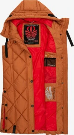 Navahoo Vestes Sans Manches Gilet Schnuckel Femme Cognac -Navahoo Soldes ccb94037106e6279433c94ddf82e6068