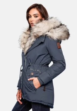 Navahoo Parkas Parka D’hiver Sweety Femme Gentiane -Navahoo Soldes cec2ebe784674237101e229bdda58f8a