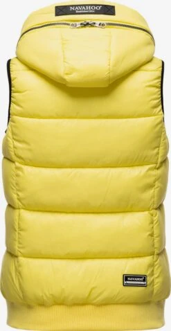 Navahoo Vestes Sans Manches Gilet Kassidy Femme Jaune -Navahoo Soldes cf493a14c777ef7f5da9b0fe047d3ec6