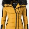 Navahoo Vestes Dhiver Veste D’hiver Yuki Femme Moutarde -Navahoo Soldes cf4c28dac09c94202762a466187e420c