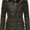Navahoo Manteaux Dhiver Manteau D’hiver Papaya Femme Olive -Navahoo Soldes d05feed76675eafff71eb7952fc10450
