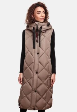 Navahoo Vestes Sans Manches Gilet Schnuckel Femme Noisette -Navahoo Soldes d0f4a380fc2dd3d32948b3480eaffd71