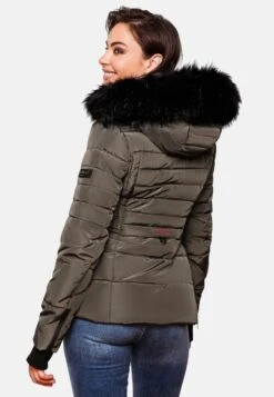 Navahoo Vestes Dhiver Veste D’hiver Adele Femme Taupe -Navahoo Soldes d2234fcdaf1e1cf02c862cd7bf3faf43