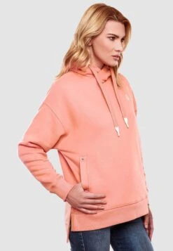 Navahoo Sweats à Capuche Sweat-shirt Silberengelchen Femme Abricot -Navahoo Soldes d474186962fa3686f84cd498f4f47724