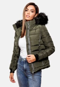 Navahoo Vestes Dhiver Veste D’hiver Miamor Femme Olive -Navahoo Soldes d5fde583d7e268737230d6d461110028