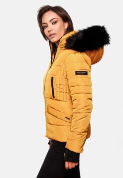 Navahoo Vestes Dhiver Veste D’hiver Adele Femme Safran -Navahoo Soldes d6809adb72646d206c9aea00da8f5e11