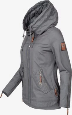 Navahoo Vestes De Mi-saison Veste Mi-saison Wekoo Femme Gris Foncé -Navahoo Soldes d85a37e9b800679a636a59e9d0d3ab5d