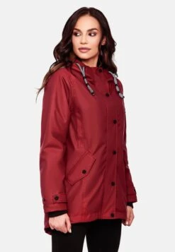 Navahoo Vestes Dhiver Veste D’hiver Lindraa Femme Rouge Foncé -Navahoo Soldes d8c1fff405f3a4bb81bf15c3eb1c2dda