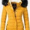 Navahoo Vestes Dhiver Veste D’hiver Miamor Femme Jaune Dor -Navahoo Soldes d8d60e6d892aae33708e4956e89b35d9