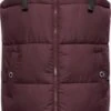 Navahoo Vestes Sans Manches Gilet Femme Bordeaux -Navahoo Soldes d926c0459be629119909b89ecc9167ae