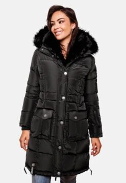 Navahoo Manteaux Dhiver Manteau D’hiver Sinja Femme Noir -Navahoo Soldes d986bae44c312d0145498634c770c54c