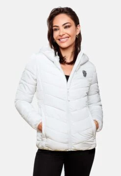 Navahoo Vestes De Mi-saison Veste Mi-saison Elva Femme Blanc Naturel -Navahoo Soldes da7e76bcb8bdc3bf49a89b083e92e37b