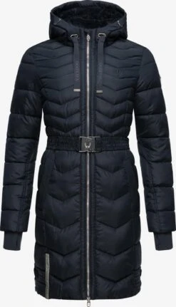 Navahoo Manteaux Dhiver Manteau D’hiver Alpenveilchen Femme Bleu Marine