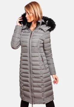 Navahoo Manteaux Dhiver Manteau D’hiver Umay Femme Gris -Navahoo Soldes dc125e6fe59bb62cf42b52f2ce7c3b3a