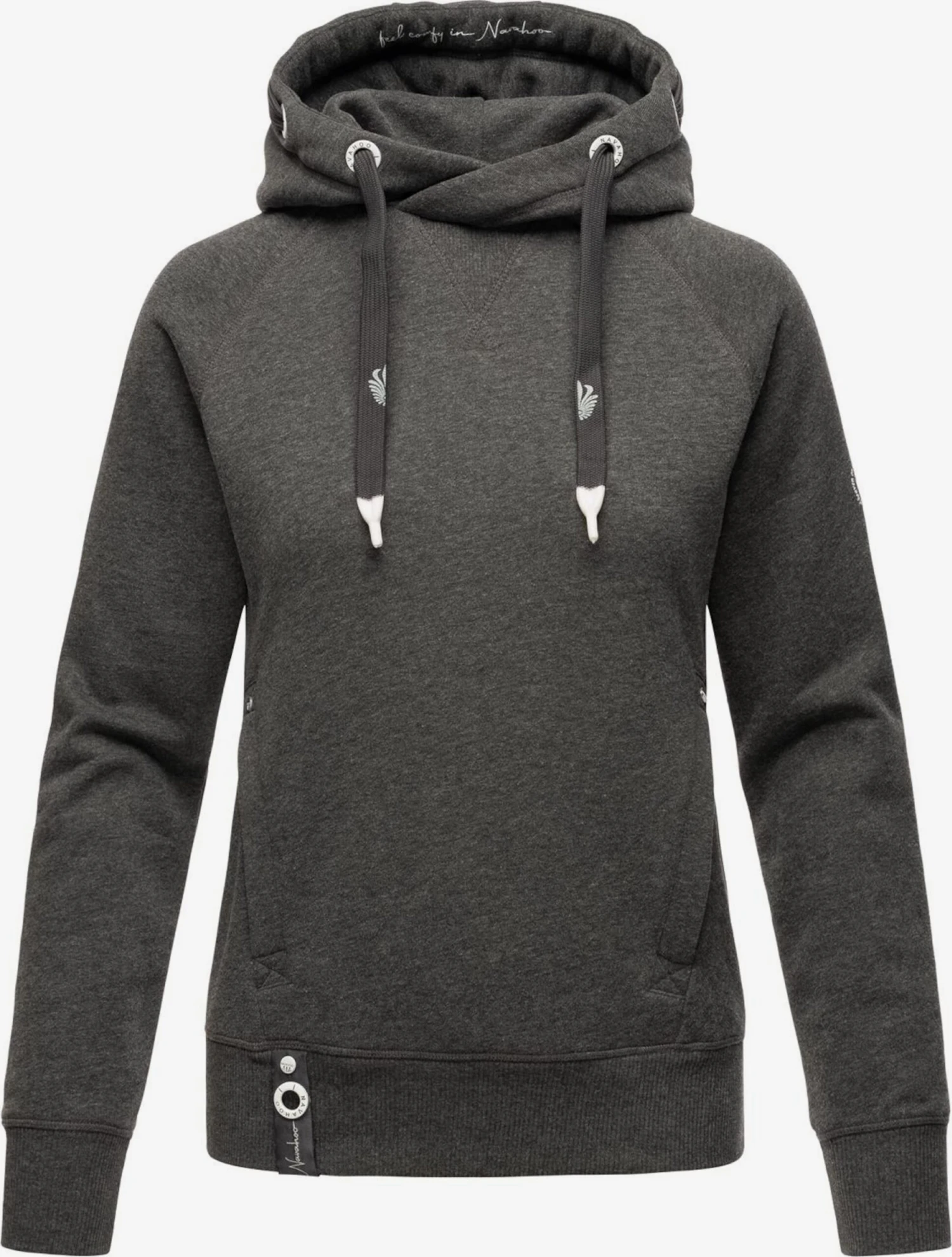 Navahoo Sweats à Capuche Sweat-shirt Liebesmäuschen Femme Gris Foncé 3 Navahoo Sweats à Capuche Sweat-shirt Liebesmäuschen Femme Gris Foncé