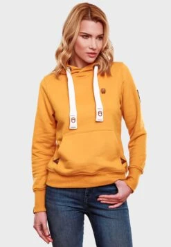 Navahoo Sweats à Capuche Sweat-shirt Damlaa Femme Jaune Dor -Navahoo Soldes dd681077d0088ff9f4b2eaba1d8c1fc6