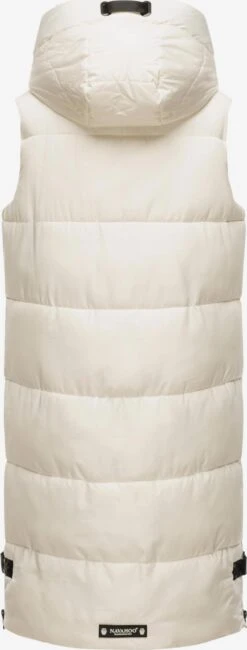 Navahoo Vestes Sans Manches Gilet Femme Blanc -Navahoo Soldes dddced08b371ee4557cc89cfef619cde