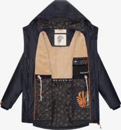 Navahoo Manteaux De Pluie Manteau Mi-saison Rainy Forest Femme Bleu Foncé -Navahoo Soldes de4e93bf3d110d18a0161e1a2e3bbc01