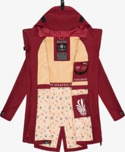 Navahoo Vestes Dextérieur Veste Fonctionnelle Pfefferschote Femme Rouge Foncé -Navahoo Soldes de7fcdab23e4a4d0019240cbc1f62dc6