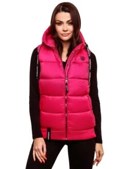 Navahoo Vestes Sans Manches Gilet Kassidy Femme Rose Néon -Navahoo Soldes e128e6cf077fe0057ba0db8190f7a3b3