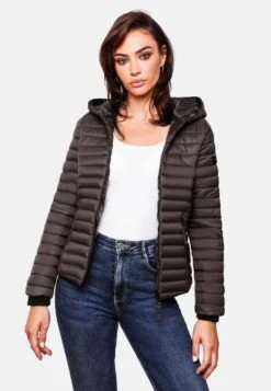 Navahoo Vestes De Mi-saison Veste Mi-saison Kimuk Femme Anthracite -Navahoo Soldes e1db522e2c2b1b45ac3f62609effd359