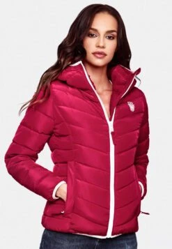 Navahoo Vestes De Mi-saison Veste Mi-saison Elva Femme Rose Foncé -Navahoo Soldes e349f047892376b5a674ee76c4084d01