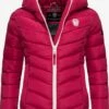 Navahoo Vestes De Mi-saison Veste Mi-saison Elva Femme Rose Foncé -Navahoo Soldes e48a457343877e590a496d7ac69fffc1