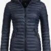 Navahoo Vestes De Mi-saison Veste Mi-saison Kimuk Femme Bleu Foncé -Navahoo Soldes e610aa0ff3a3915aa428273c3ba00cb6