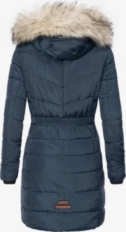 Navahoo Manteaux Dhiver Manteau D’hiver Paula Femme Bleu-gris -Navahoo Soldes e683e30b020091fa067fc52ccf3aadce
