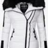 Navahoo Vestes Dhiver Veste D’hiver Yuki 2 Femme Blanc -Navahoo Soldes e91e8e771c5a71a1b12bdc5209eb0fcc
