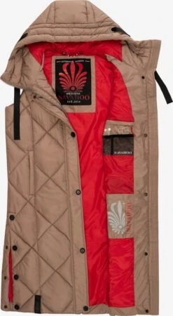 Navahoo Vestes Sans Manches Gilet Schnuckel Femme Noisette -Navahoo Soldes e972c4e9b2a7cd503f148e8650bce6ed