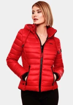 Navahoo Vestes De Mi-saison Veste Mi-saison Lulana Femme Rouge Néon -Navahoo Soldes e9b5d7951f32bb84510fb20f28c63b0d
