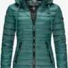 Navahoo Vestes De Mi-saison Veste Mi-saison Lulana Femme Vert -Navahoo Soldes ec80aec19b369c2ea770ffb8a023ea2b