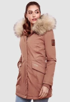 Navahoo Parkas Parka D’hiver Cristal Femme Rose Foncé -Navahoo Soldes edcfbf0b22ec5d2665859aa350766bd3
