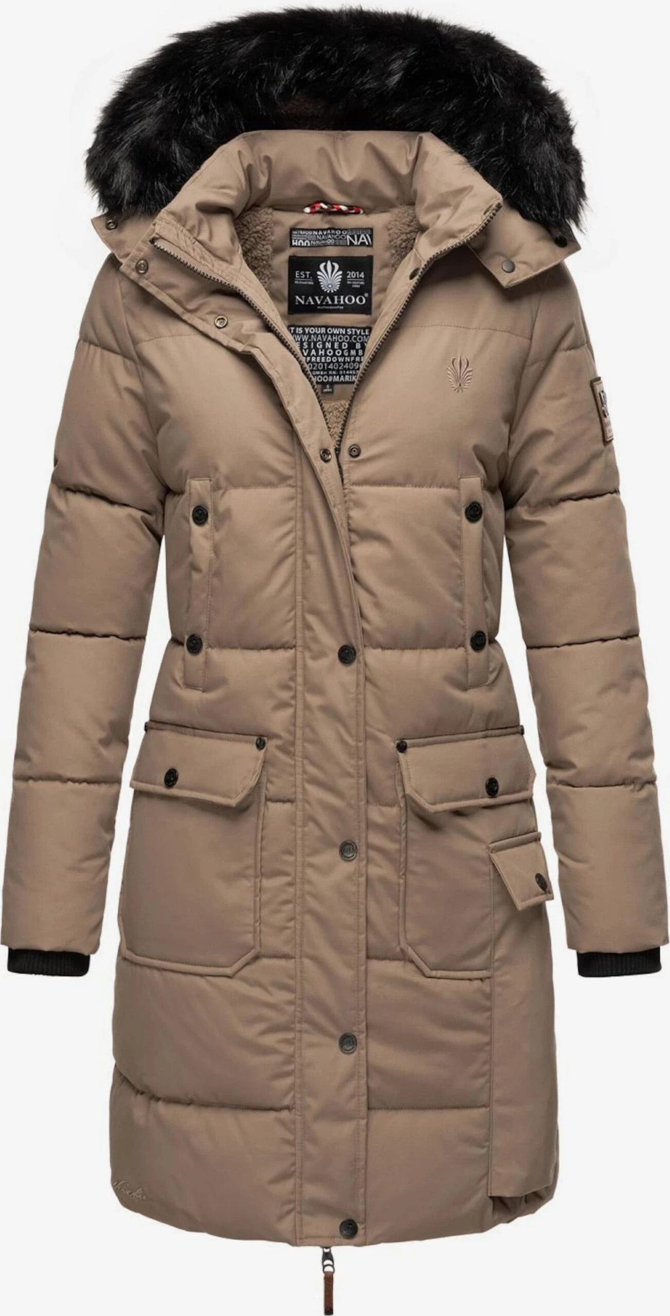 Navahoo Manteaux Dhiver Manteau D’hiver Cosimaa Femme Chamois 3 Navahoo Manteaux Dhiver Manteau D’hiver Cosimaa Femme Chamois