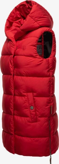 Navahoo Vestes Sans Manches Gilet Madilynaa Femme Rouge Feu -Navahoo Soldes ee8d64661bfe7b548021c556abed8de2