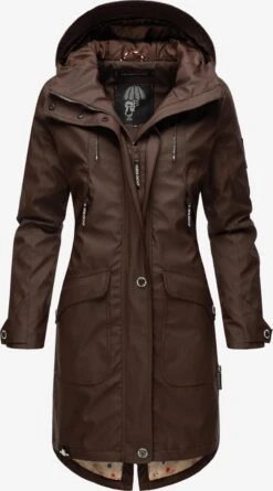Navahoo Manteaux De Pluie Manteau Mi-saison Schötchen Femme Chocolat -Navahoo Soldes efb0dcac6057bf357883bda746fe63ac