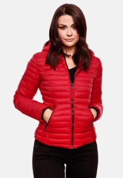 Navahoo Vestes De Mi-saison Veste Mi-saison Kimuk Femme Rouge -Navahoo Soldes f103c22e6df26657517e9bda12650c13